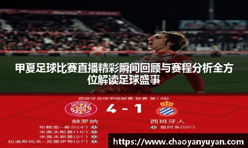 甲夏足球比赛直播精彩瞬间回顾与赛程分析全方位解读足球盛事